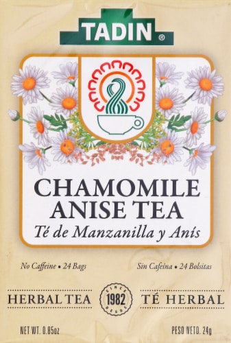 Tadin® Chamomile Tea with Anise Perspective: front