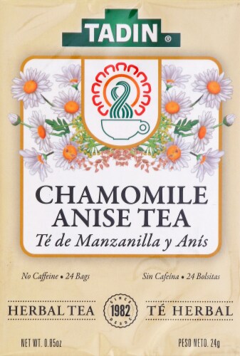 Tadin® Chamomile Tea with Anise Perspective: front
