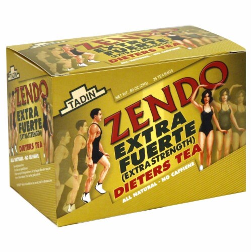 Tadin Zendo Extra Strength Dieters Tea Perspective: front