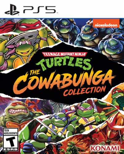Teenage Mutant Ninja Turtles: The Cowabunga Collection (PS5) Perspective: front