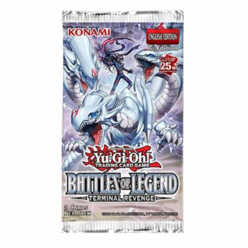 Konami Yu-Gi-Oh Battles Of Legend Terminal Revenge Booster Pack Perspective: front