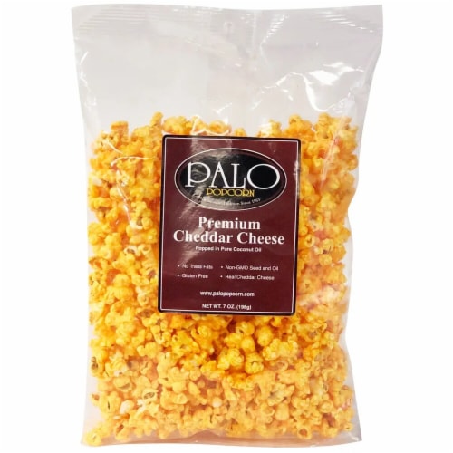 Palo Premiumn Cheddar Cheese Popcorn Perspective: front