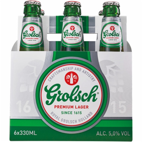 Grolsch Premium Pilsner Beer Perspective: front
