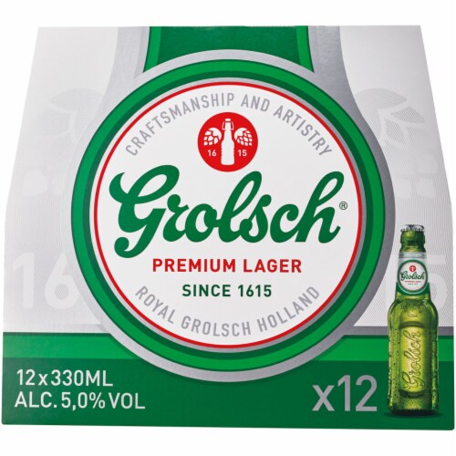 Grolsch Premium Pilsner Beer Perspective: front
