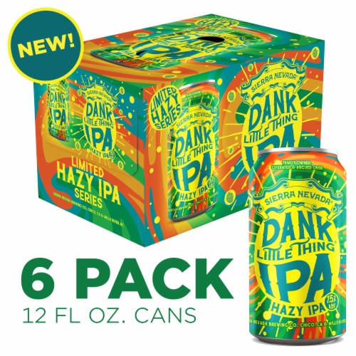 Sierra Nevada Dank Little Thing Hazy IPA Craft Beer Perspective: front