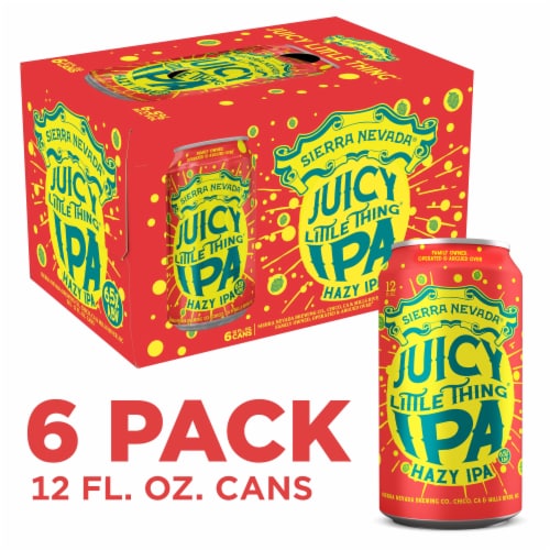 Sierra Nevada Juicy Little Thing Hazy IPA Craft Beer Perspective: front