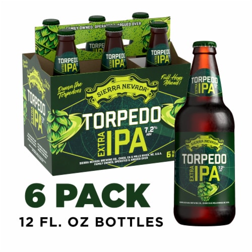 Sierra Nevada Torpedo Extra IPA Craft Beer Perspective: front