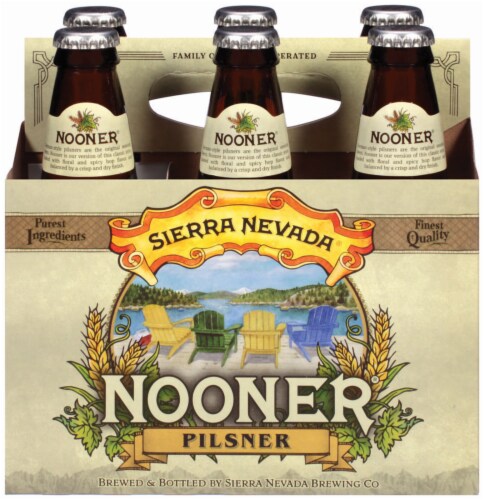 Sierra Nevada Brewing Co. Nooner Pilsner Beer Perspective: front