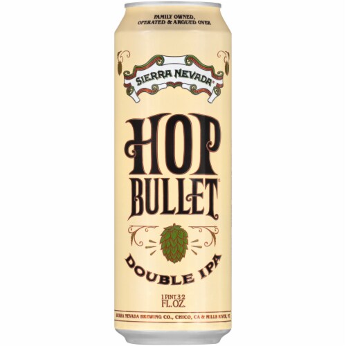 Sierra Nevada Brewing Co. Hop Bullet Double IPA Perspective: front