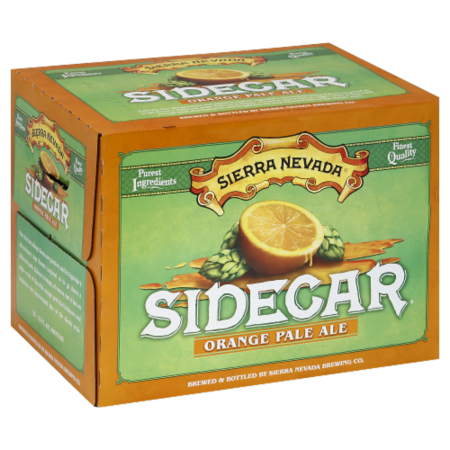 Sierra Nevada Brewing Co. Sidecar Orange Pale Ale Beer Perspective: front
