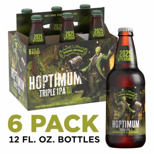 Sierra Nevada Hoptimum Triple IPA Craft Beer Perspective: front