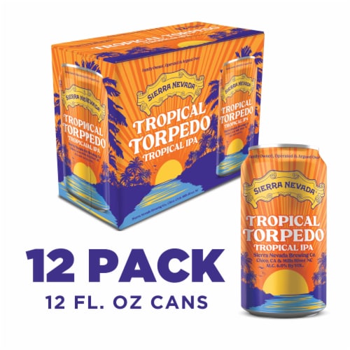 Sierra Nevada® Brewing Co. Tropical Torpedo IPA Beer Perspective: front