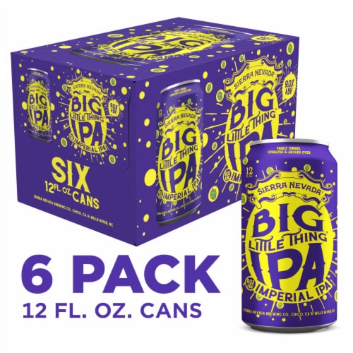 Sierra Nevada Big Little Thing Imperial IPA Craft Beer Perspective: front