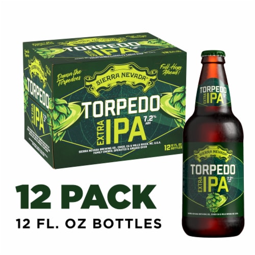Sierra Nevada Torpedo Extra IPA Craft Beer Perspective: front