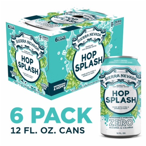 Sierra Nevada Hop Splash Sparkling Hop-Infused Water Perspective: front