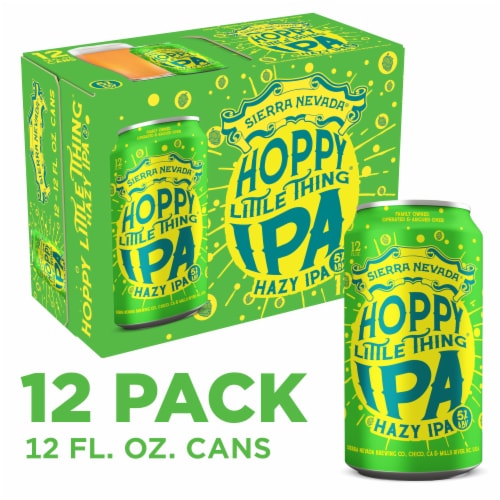 Sierra Nevada Hoppy Little Thing Hazy IPA Craft Beer Perspective: front
