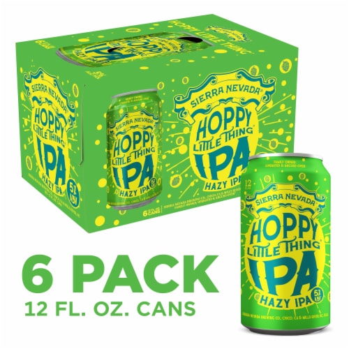 Sierra Nevada Hoppy Little Thing Hazy IPA Craft Beer Perspective: front