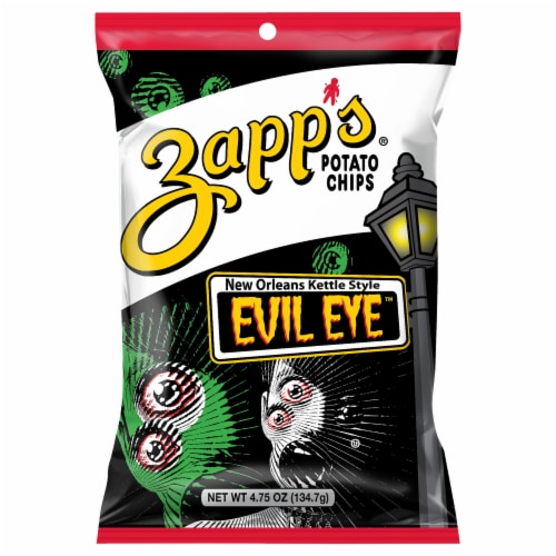Zapp's® EVIL EYE™ Potato Chips Perspective: front