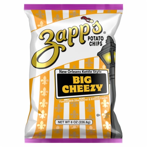 Zapp's® Big Cheezy Kettle Chip Perspective: front