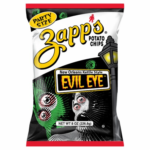 Zapp's® Evil Eye™ New Orleans Kettle Style Potato Chips Perspective: front