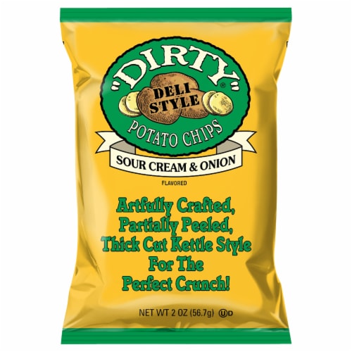 Dirty Potato Chips Sour Cream & Onion Kettle Chips