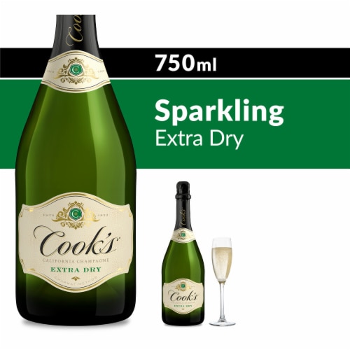 Cook's California Champagne Extra Dry White Sparkling Wine