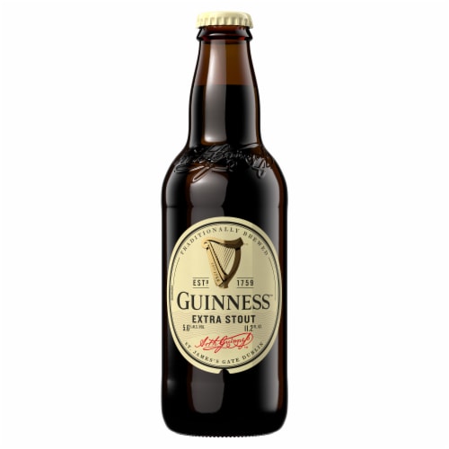 Guinness Extra Stout Beer Perspective: front
