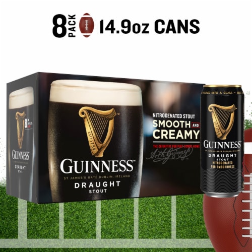Guinness Draught Stout Beer Perspective: front