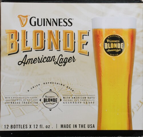 Guinness American Blonde Lager Perspective: front