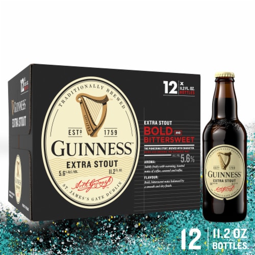 Guinness Extra Stout Import Beer Perspective: front