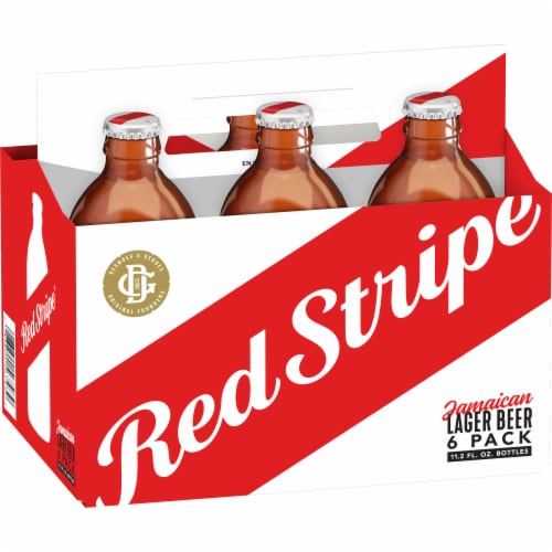 Red Stripe Jamaican Lager Perspective: front