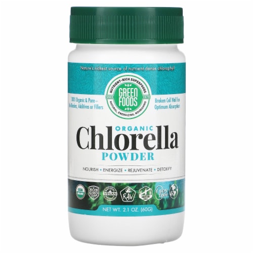 Green Foods Organic Chlorella Powder Perspective: front
