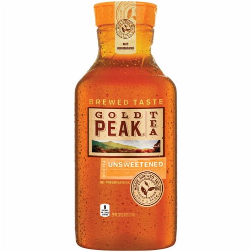 Gold Peak Unsweetened Tea Perspective: front