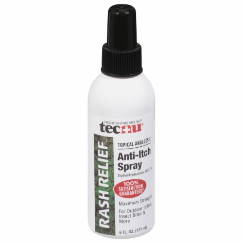 Tecnu Rash Relief Anti-Itch Spray with Scar Reduction Perspective: front