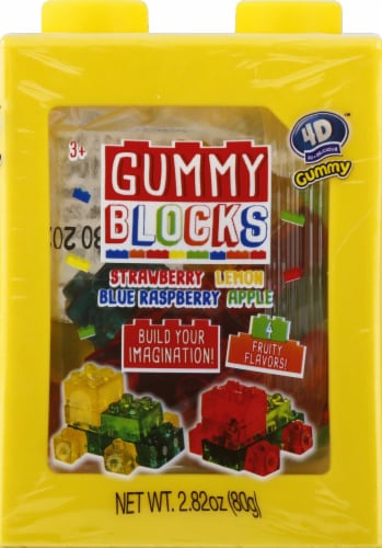 CandyRific 4-D Gummy Blocks Perspective: front