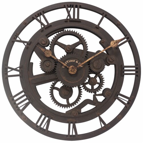 FirsTime & Co. Mill Gears Wall Clock Perspective: front