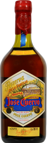 Jose Cuervo Reserva Anejo Tequila Perspective: front