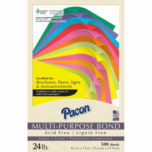 Pacon® PAPER,MULTI,HYPER,24#,HOE P102218 Perspective: front