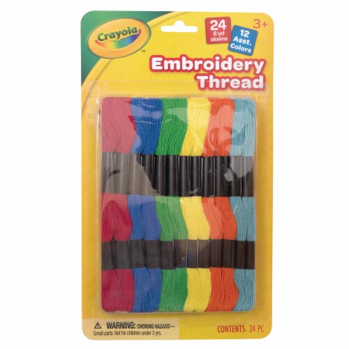 Crayola Embroidery Thread - Assorted Perspective: front