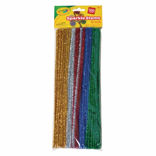 Colorations® Sparkle Pipe Cleaners - Pack of 100