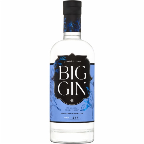 Big Gin London Dry Gin Perspective: front