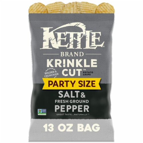 Kettle Brand® Sea Salt and Fresh Ground Pepper Krinkle Cut™ Kettle Potato Chips