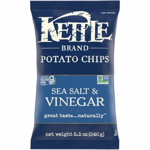 Kettle® Brand Sea Salt & Vinegar Chips Perspective: front