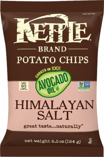 Kettle® Brand Avocado Oil Himalayan Salt Potato Chips Perspective: front