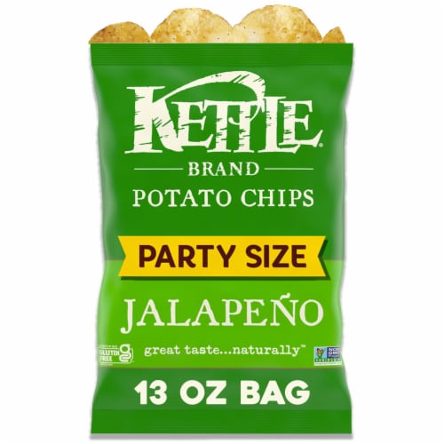Kettle Brand® Jalapeno Kettle Potato Chips Perspective: front