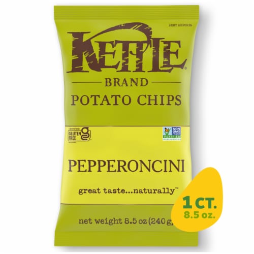 Kettle Brand Potato Chips, Jalapeno Kettle Chips, 8.5 oz