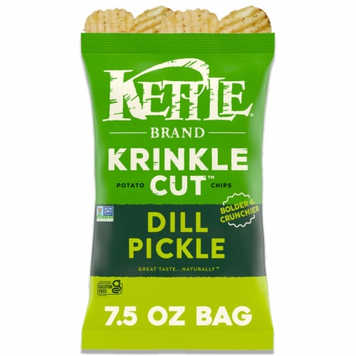 Kettle Brand® Dill Pickle Krinkle Cut™ Kettle Potato Chips