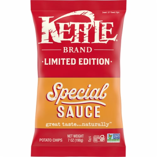 Kettle Brand® Limited Edition Special Sauce Kettle Potato Chips Perspective: front