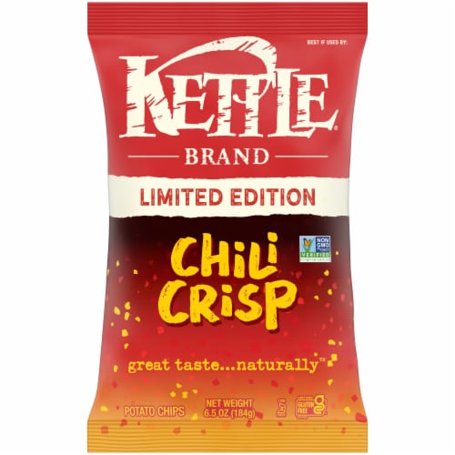 Kettle Brand Chili Crisp Potato Chips Perspective: front