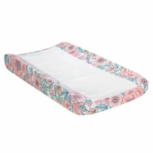 Lambs & Ivy® Giraffe and A Half Changing Pad Cover in White, Changing
